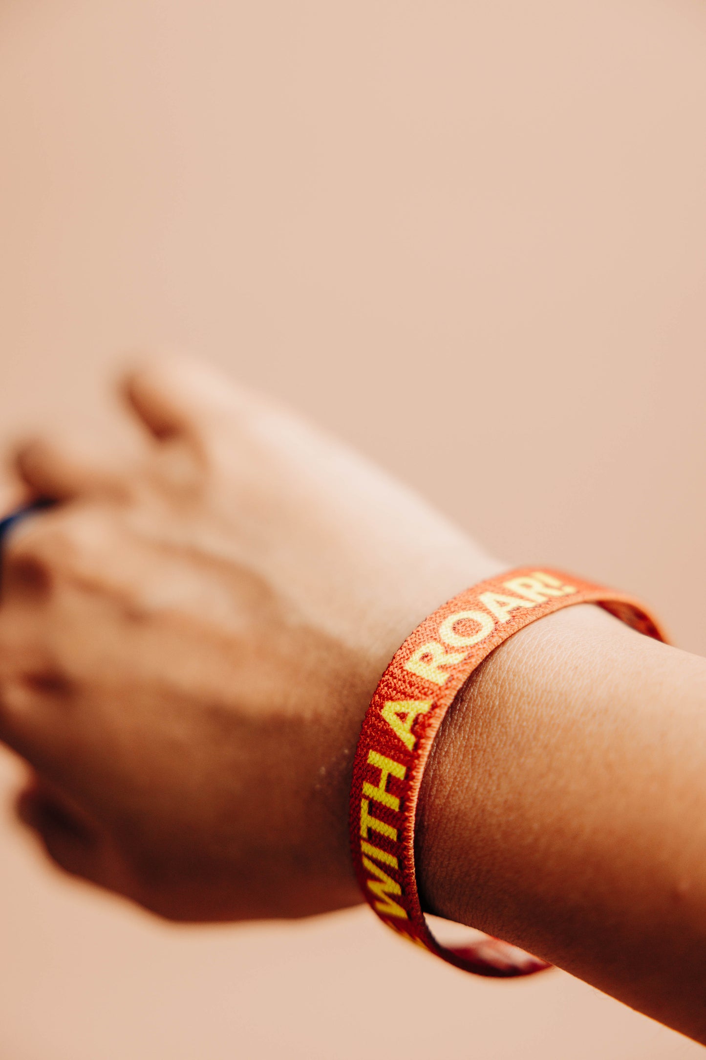 Live with a Roar Cloth Wristband