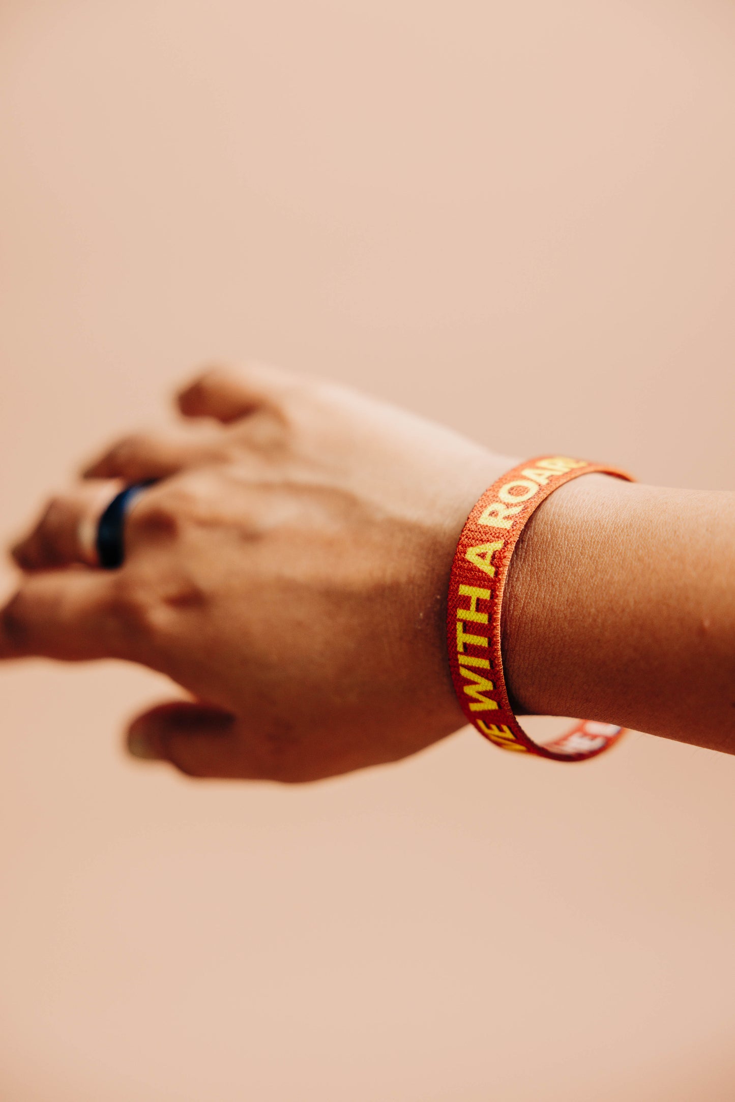 Live with a Roar Cloth Wristband